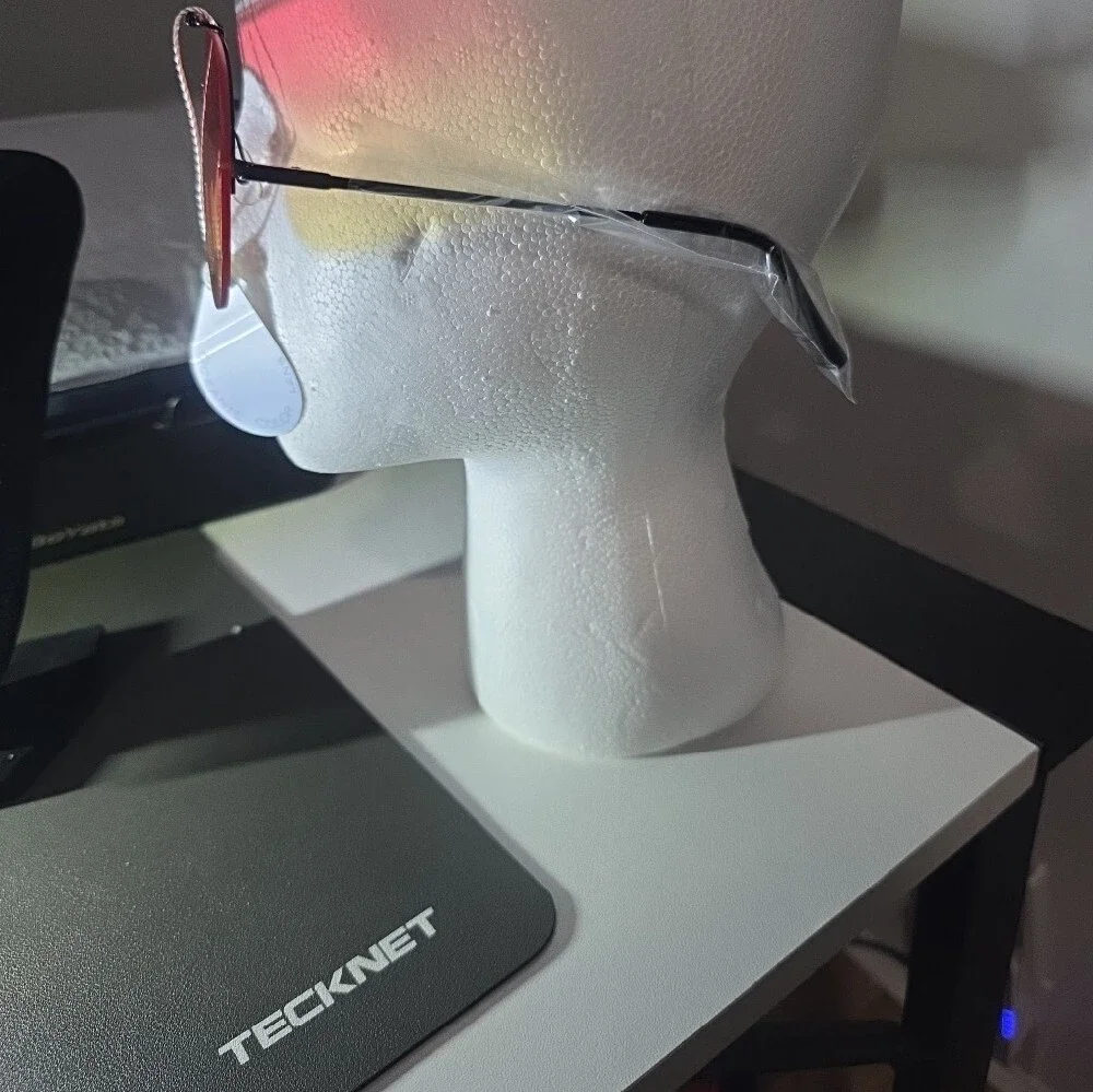 Gradient Shield Sunglasses - Red/Orange/Yellow Tint